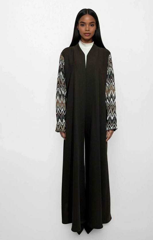 Basic zigzag—Brown