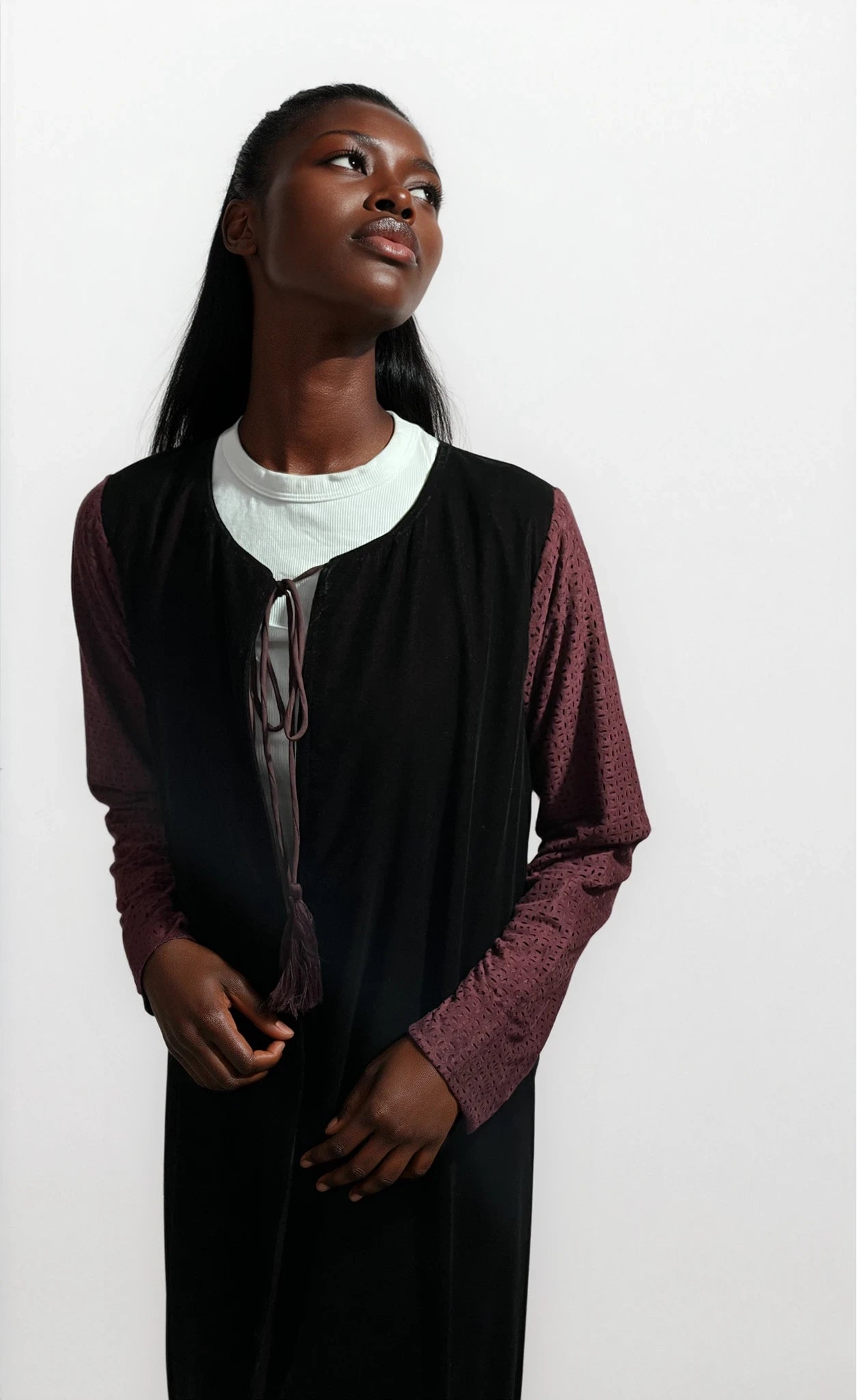 Suede Tone Abaya