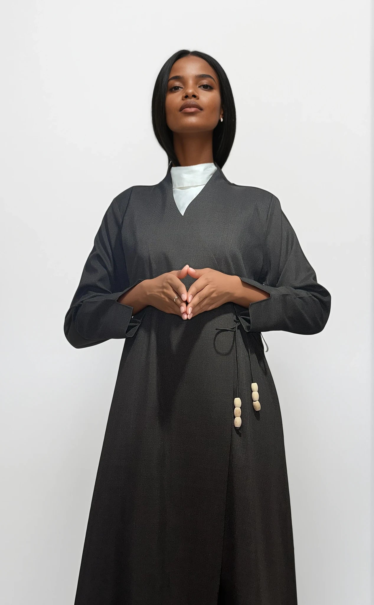 Beads|Brown- Size S, length 55