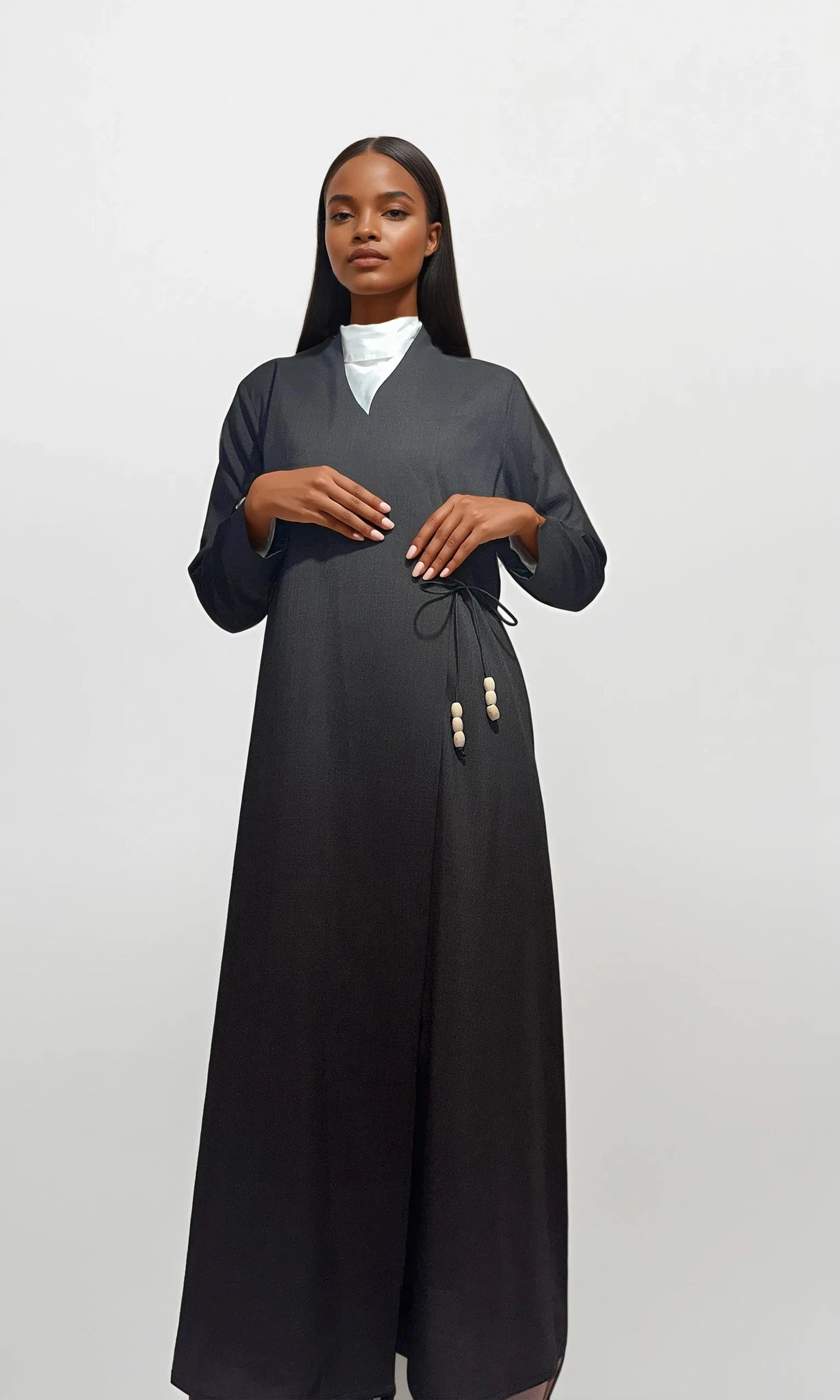 Beads|Brown- Size S, length 55