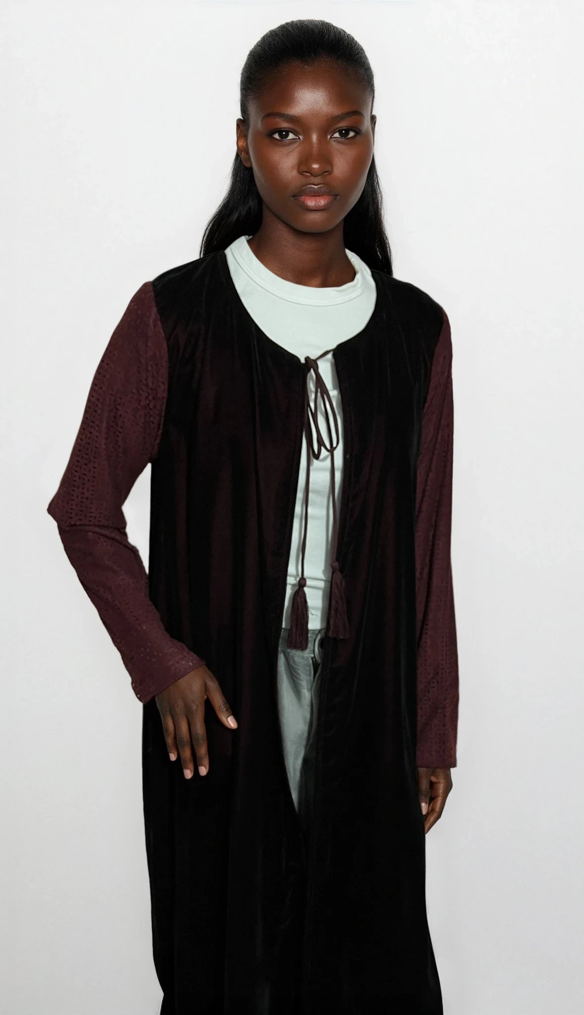 Suede Tone Abaya
