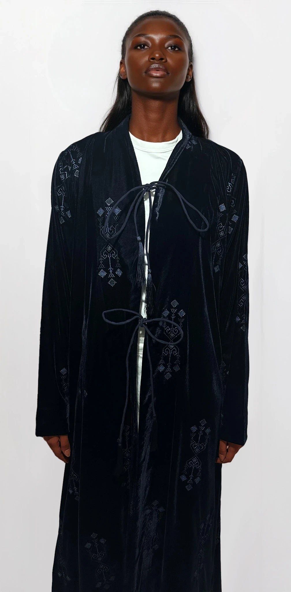 Sadu velvet abaya