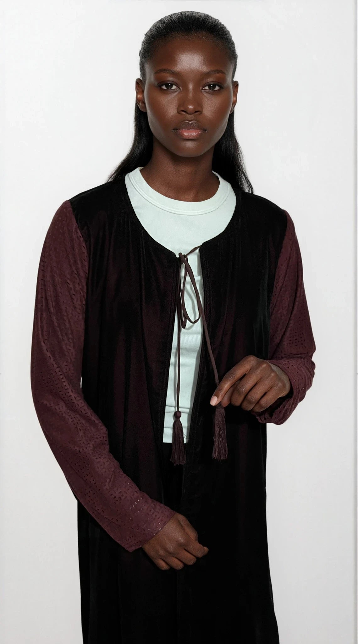 Suede Tone Abaya